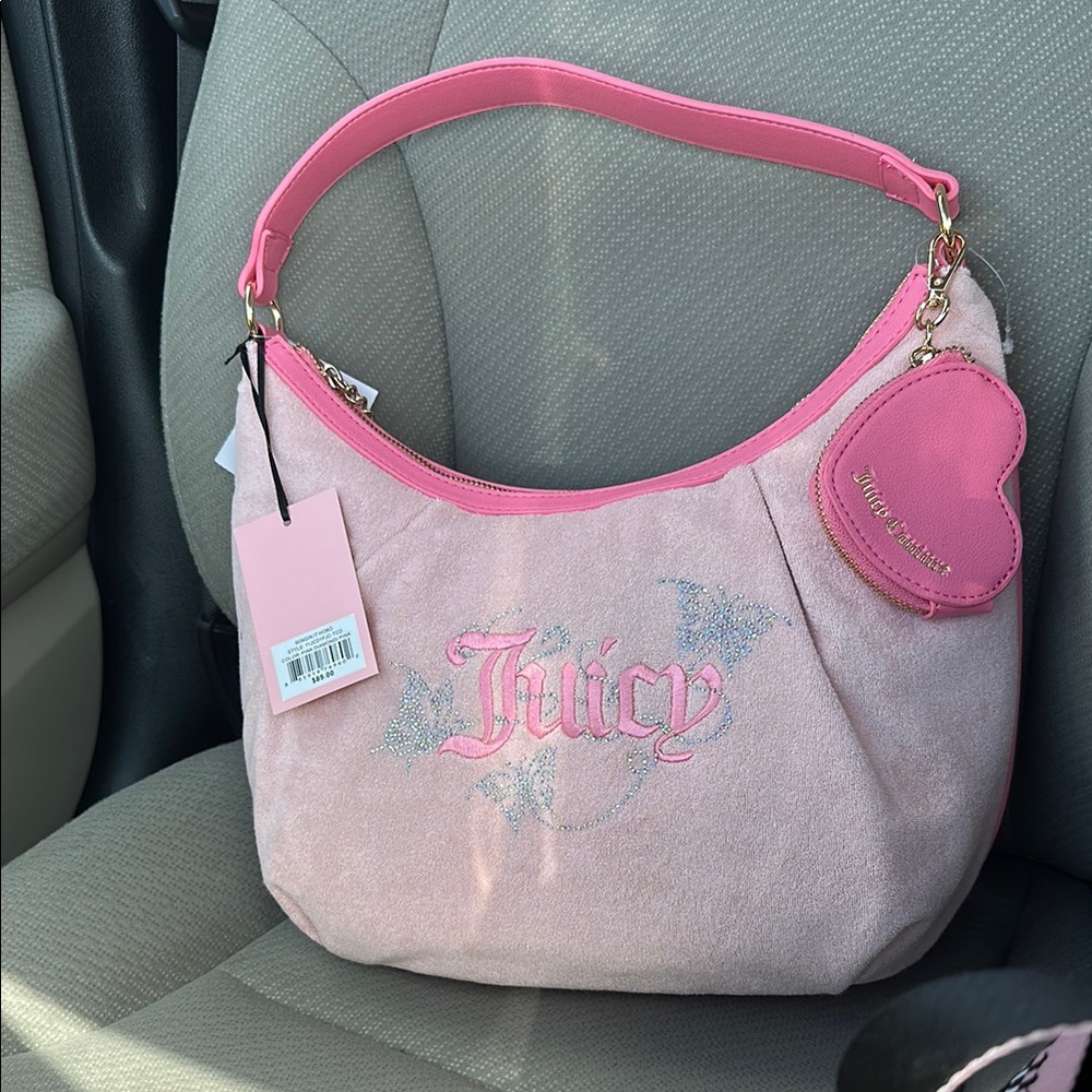 Juicy Couture Pink Wingin It Shoulder Bag